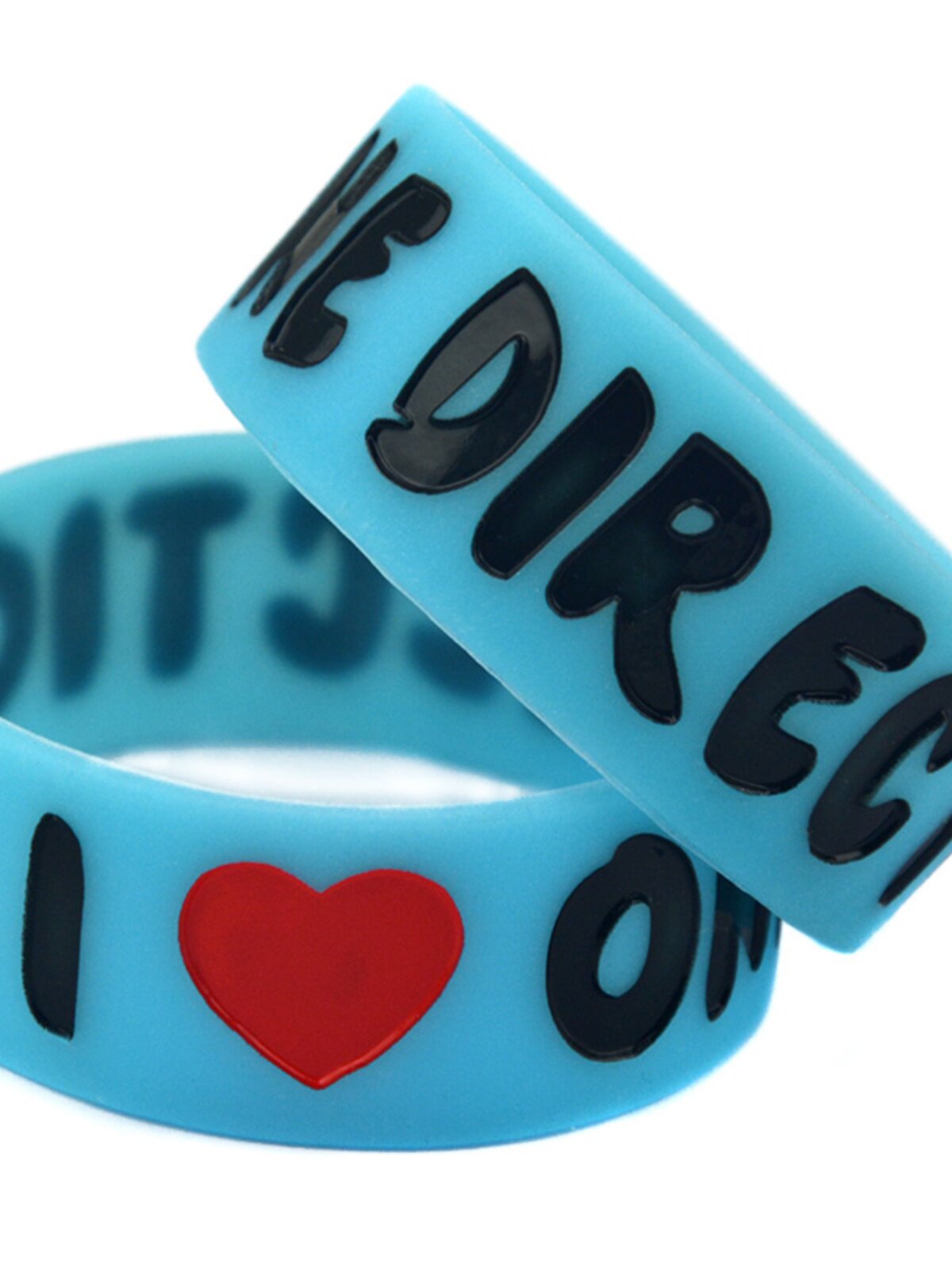 Glow-in-Dark 'I Love 1D' Bracelet - Relive One Direction Memories! - Product image 2