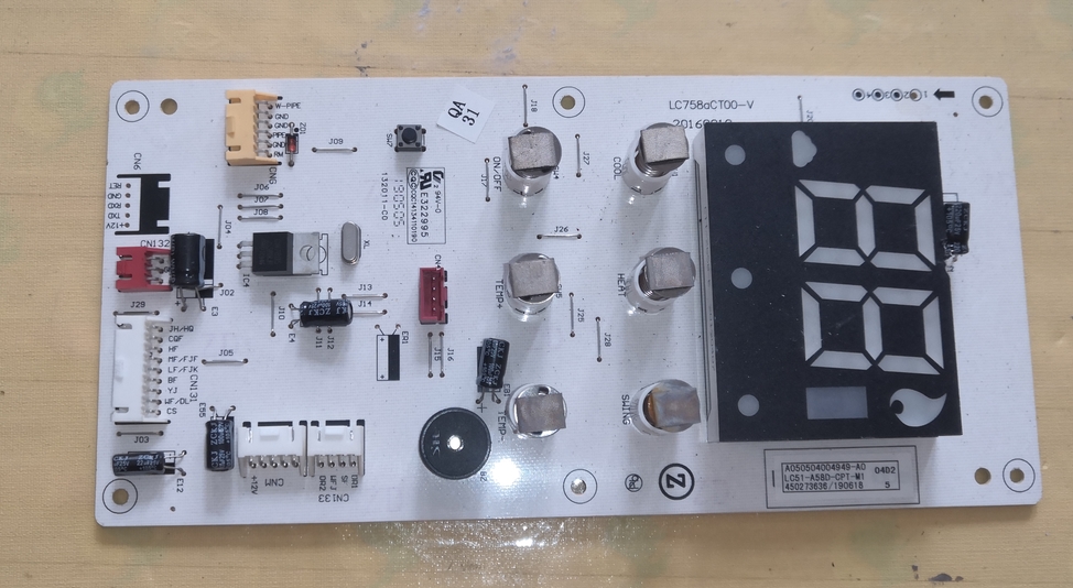 适用志高显示板LC51-A58D-CPT-M1 接收板控制触摸屏 LC758aCT00-V