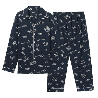 男纯棉加大码300斤家居服可外穿