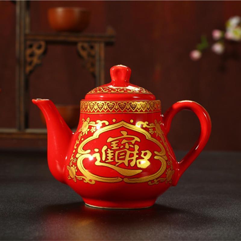 陶瓷进宝财神关公酒壶酒杯 供佛 佛堂供具法器佛器结婚礼壶一对