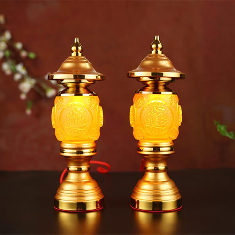 蜡烛家用LED烛台供佛电蜡烛财神电烛长明灯佛堂蜡烛灯神龛佛灯