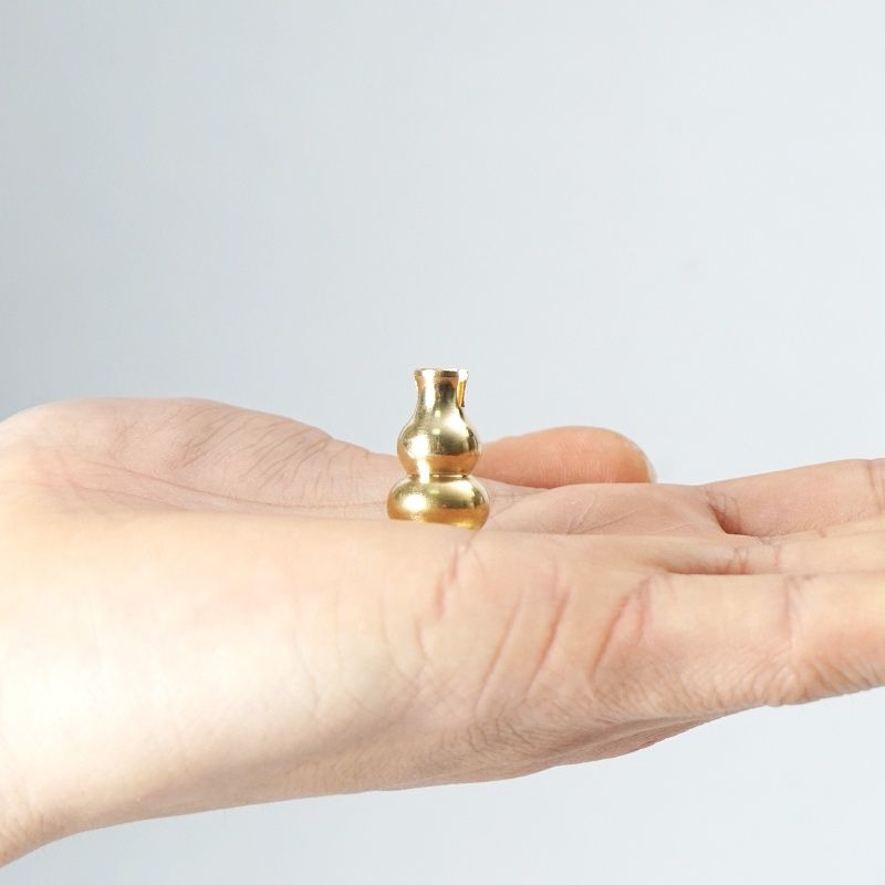 予善 纯铜香插盘香架小葫芦香插九孔线香小香座支架香炉香托配件