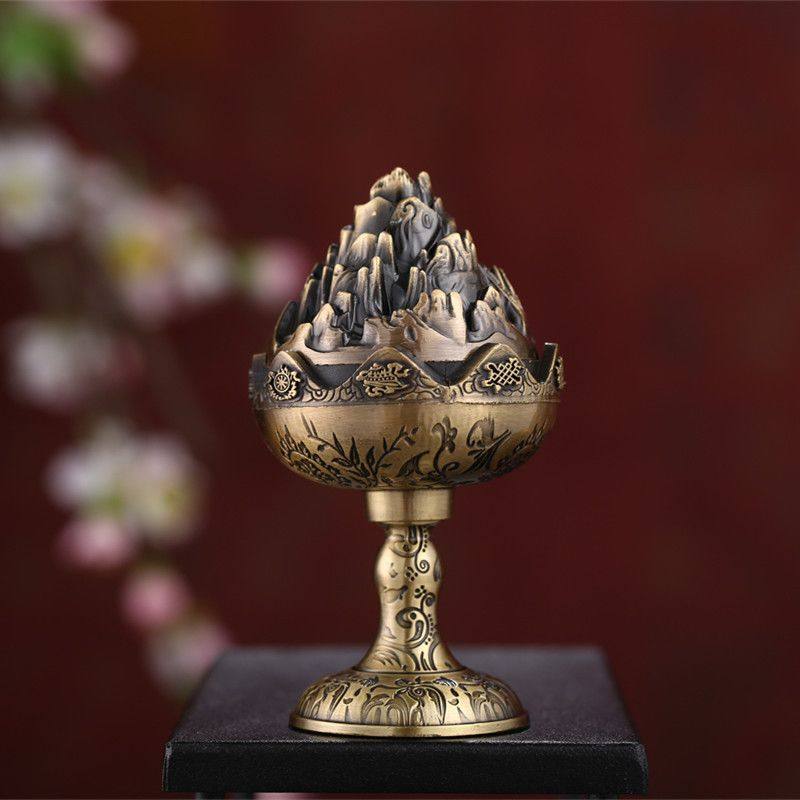 仿铜香炉仿古摆件香薰炉线香沉香檀香炉茶道家用室内合金博山炉,家居饰品,香托/香盘/香座/香插,淘宝优惠券,粉丝福利购,淘宝优惠卷
