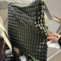 IKEA genuine Swabpe cushion/throw pillow with duck feather core, 50x50cm, corn fluff, detachable and washable thumbnail 2