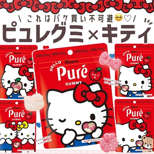 Hellokitty×Pure软糖 这谁能忍得住？日本复古可爱插画
