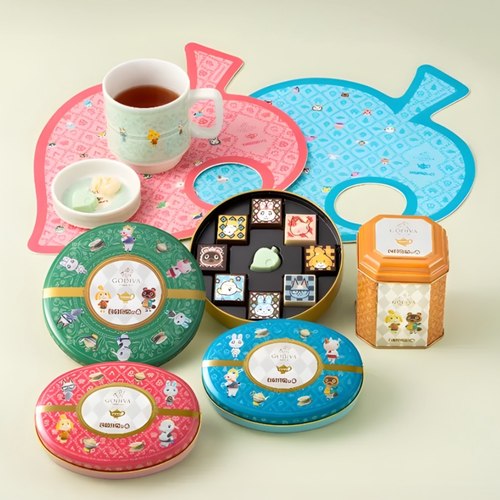 【26年情人节】日本Godiva歌帝梵动物森友会巧克力礼盒马克杯