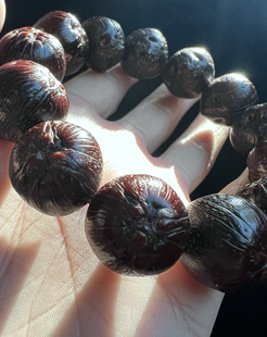 藏区回流紫金鼠手串1.8CM圆珠珠子盘玩4年