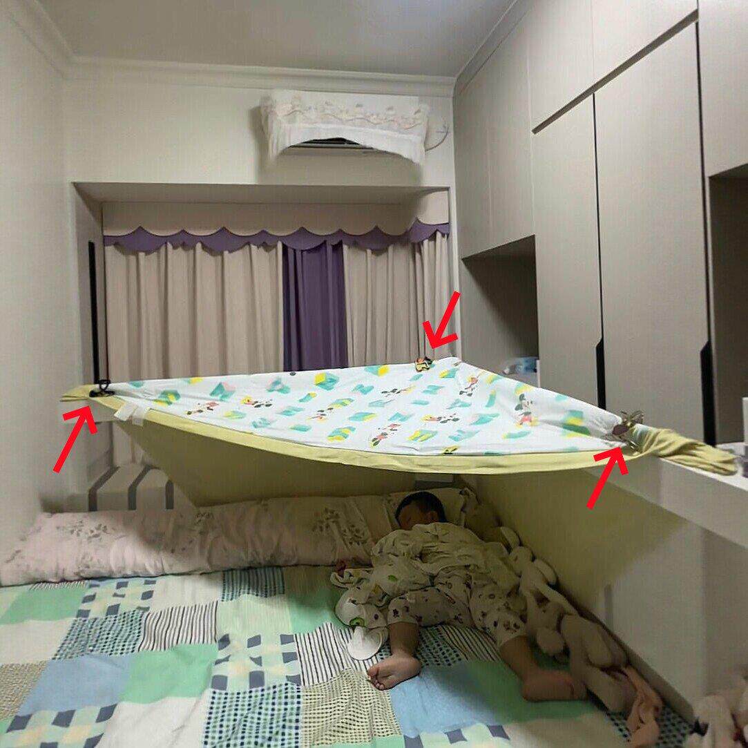 宝宝睡觉防着凉神器!婴儿入睡遮光空调挡风强力夹子自制挡风板