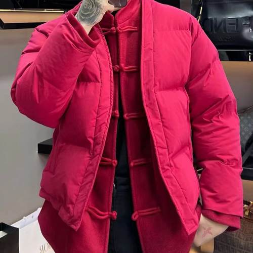 中国风唐装棉衣男立领冬季时尚