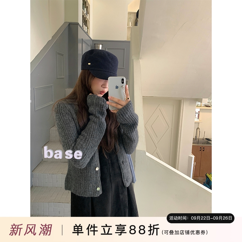 定制款~气质拉满纯色金标平顶帽