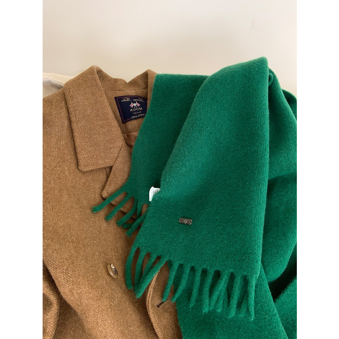 出口韩国原单~轻奢高级感羊毛围巾女冬复古针织绿色防风围脖披肩,服饰配件/皮带/帽子/围巾,围巾/丝巾/披肩,淘宝优惠券,粉丝福利购,淘宝优惠卷