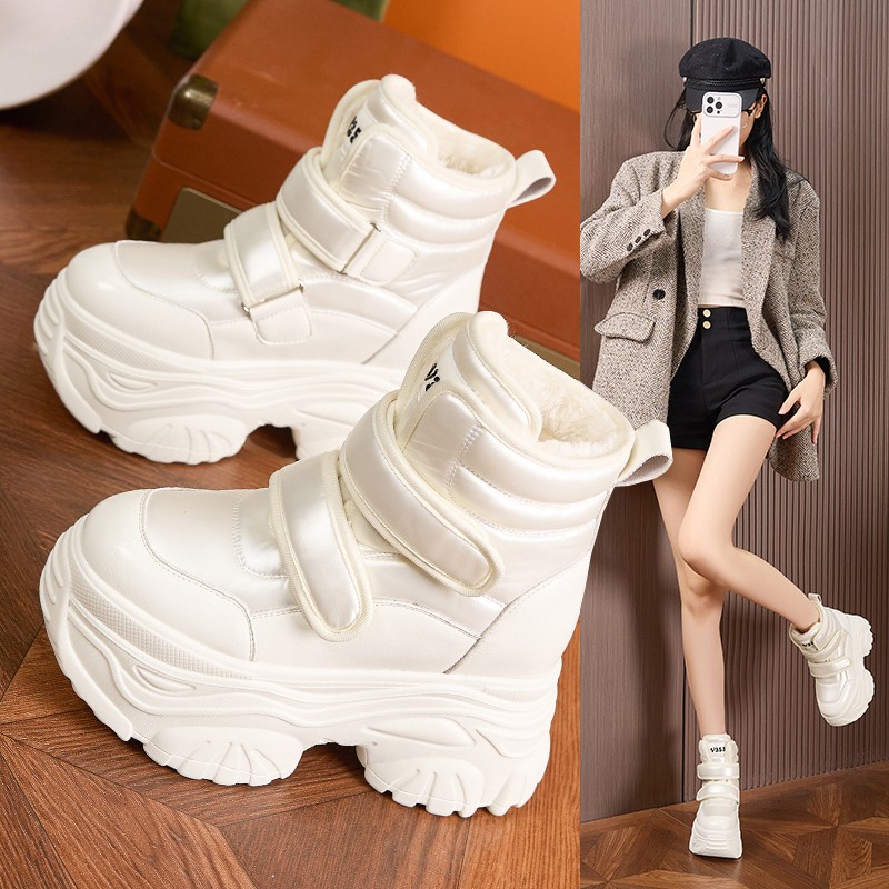 官网正品迈耐克斯东北雪地靴女防水防滑2025冬季新款加绒保暖棉鞋