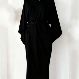 和服内衬羽织内搭振袖打底襦袢日式日本浴衣黑色日系cos里衣和风