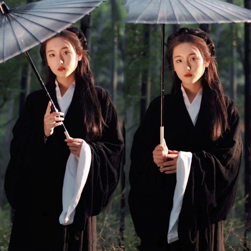 神明少女汉服女魏晋风古风超仙气有香如故古装广袖襦裙中国风套装