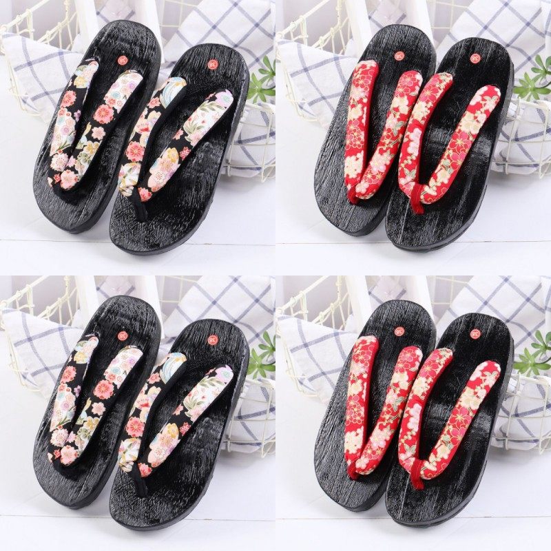 木屐女和服日式拖鞋人字拖鞋草履休闲时尚舒适日系搭配和服的鞋子