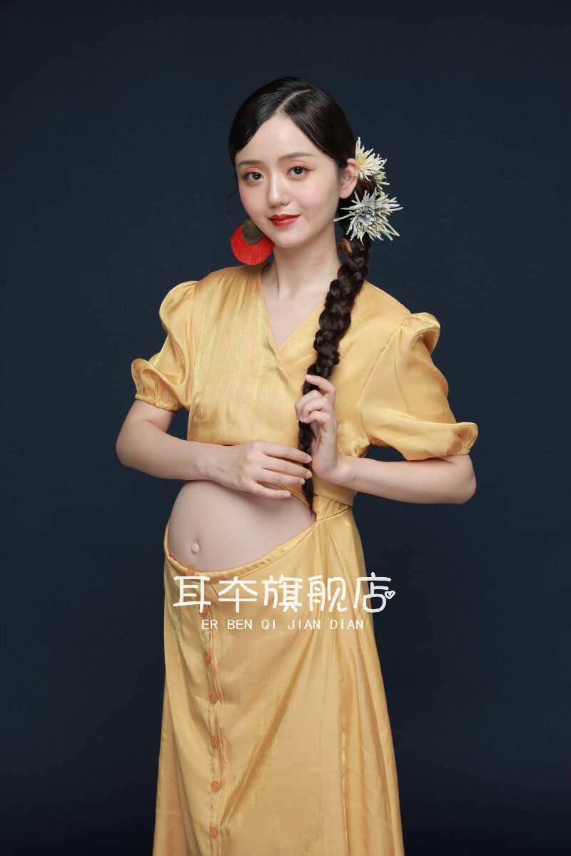 21 새로운 사진 스튜디오 출산 사진 의류 임신 엄마 예술 사진 사진 섹시한 개인 사진 사진 드레스