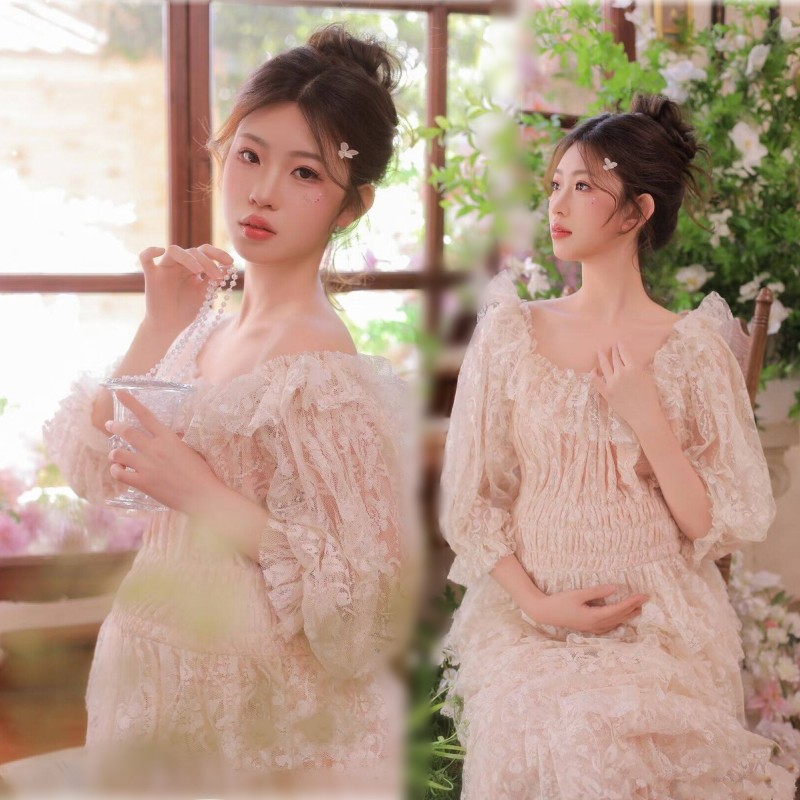 影楼新款孕妇照服装油画艺术照