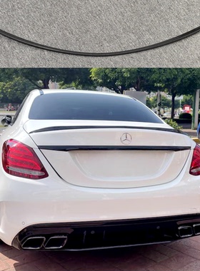 适用于2015-2021款奔驰新C级C260L C200L改装C63款压尾翼免打孔