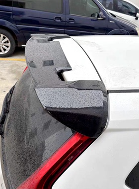 适用于2014-2020款本田飞度尾翼 GK5飞度FIT免打孔改装RS带灯顶翼