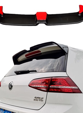 适用于2014-2020款大众高尔夫7尾翼 高7/7.5 Rline改装碳纹奥丁格