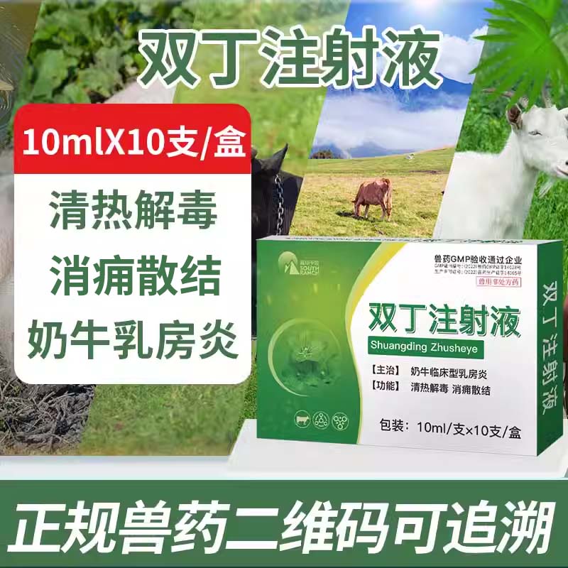 兽药双丁注射液兽用母牛羊奶牛乳房炎增奶炎催奶清热乳腺不通