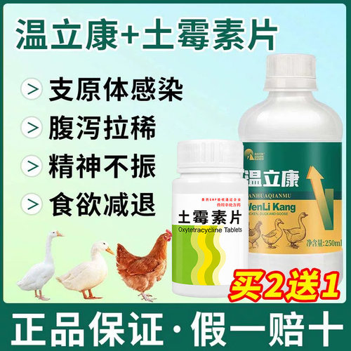 温立康鸡药大全鸡鸭鹅白痢拉稀肠炎禽类呼吸道养鸡专用药鸡病全治