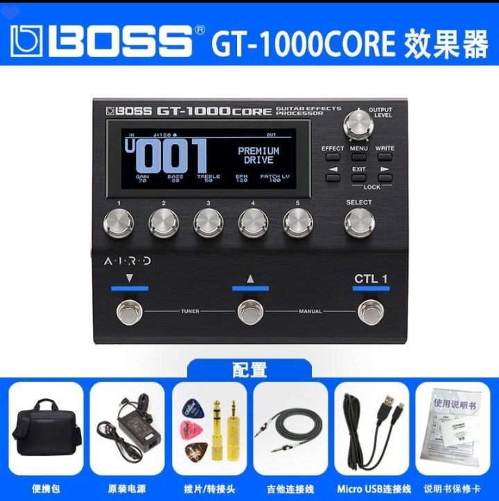 Roland罗兰 Boss GT1000 Core电吉他综合效果器 GT100升级版包邮