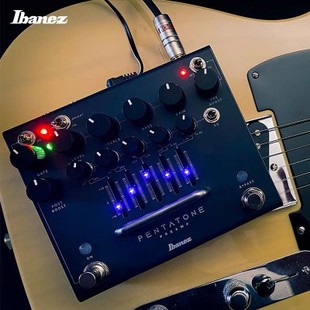 Ibanez依班娜多功能失真单块 Pentatone PTPRE 前级效果器双通道