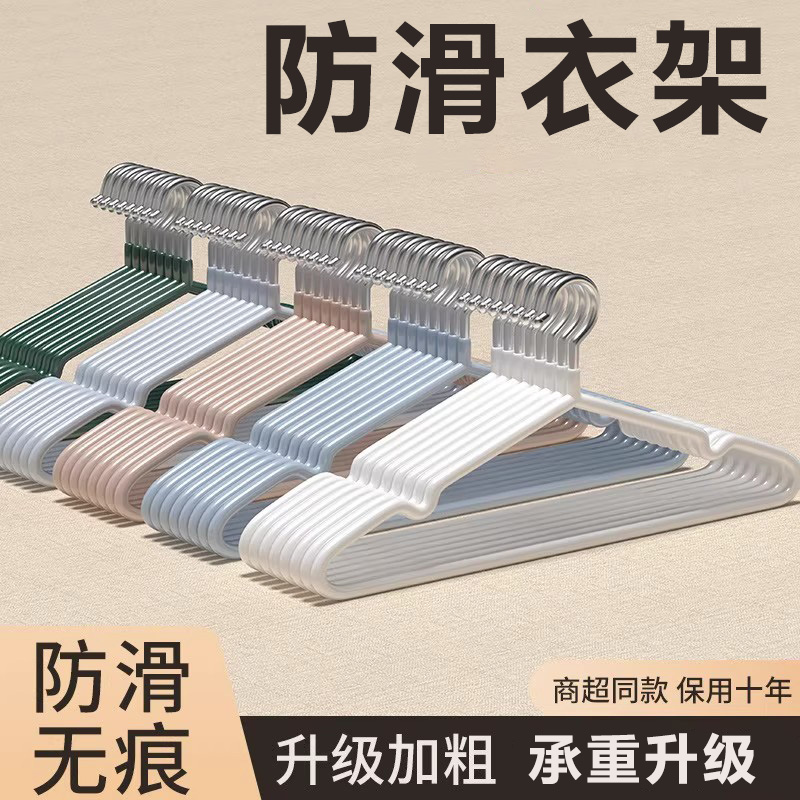 衣架家用挂衣无痕防滑衣撑晾衣服宿舍用学生专用架子衣柜撑子挂架