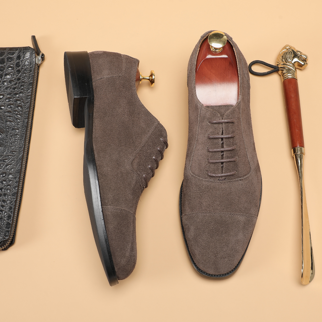 三接头鞋男商务正装牛津鞋真皮