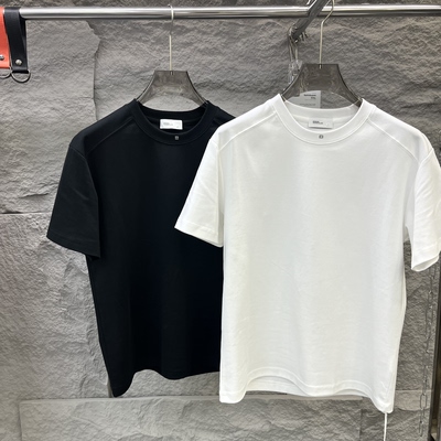 2026新款男士短袖简约百搭半袖休闲字母青春学生潮牌宽松百搭