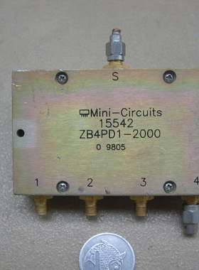 ZB4PD1-2000 高频微波同轴功分器