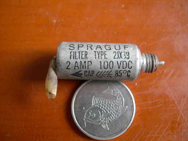 SPRAGUE美国思碧 2JX39 安规电容 2AMP 100VDC