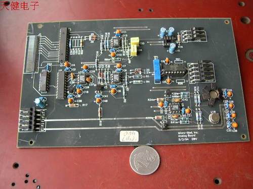 MICRO-MED电路板带ADS574KE和AD7549JN和INA101HP和OP270G