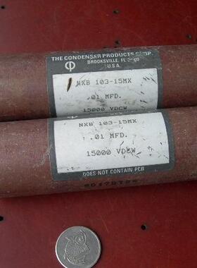 0.01UF/15000VDC 古董电容一枚 送一枚伤的