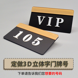门牌号家用定做宿舍房间号码公司门房号小区单元楼栋号楼层提示牌
