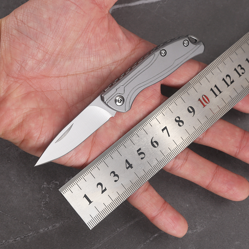 夜骑士不锈钢钥匙扣迷你折叠小刀