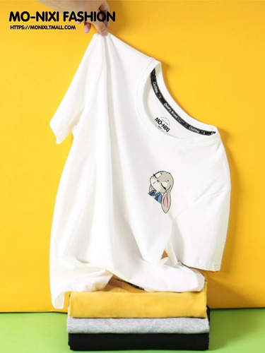 Tide, белая летняя хлопковая дизайнерская футболка, короткий рукав, оверсайз, тренд сезона