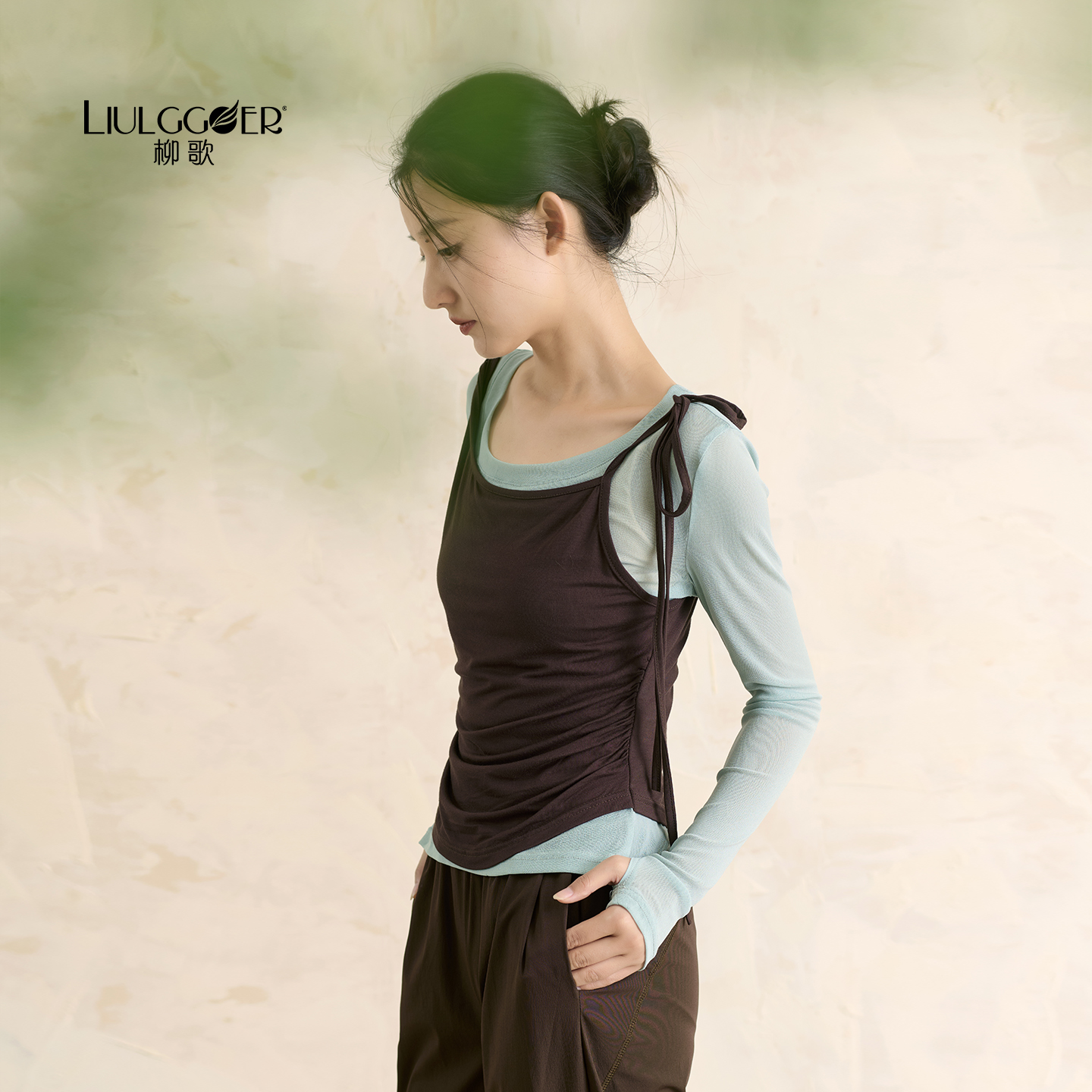 柳歌2025新款秋季现代舞练功服