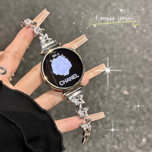 五角星高级感链条金属适用GT6华为gt5手表fit4表带GT4pro女watch5