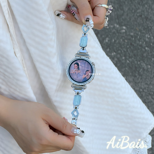 《鎏金贝壳》适用GT7华为gt6pro手表fit5表带gt5金属watch5高级感