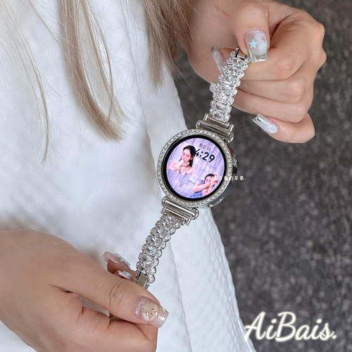 《高级风透明方糖》适用GT6华为gt5手表fit5表带gt4pro女watch5
