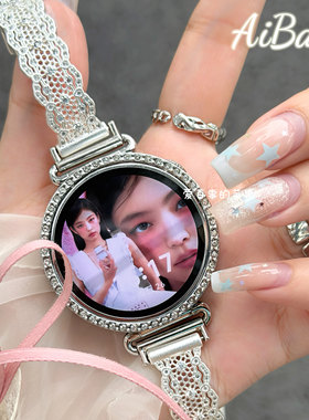 《芭蕾手镯》高级感铜适用GT6华为gt5手表fit5表带gt4pro女watch5