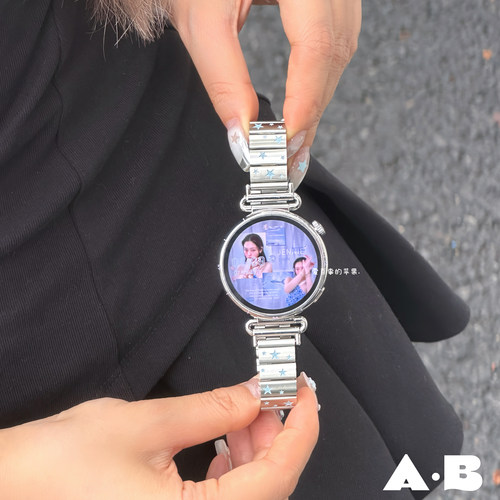 《金属满天星》夏季适用GT7华为gt5pro手表fit5表带gt6女watch5