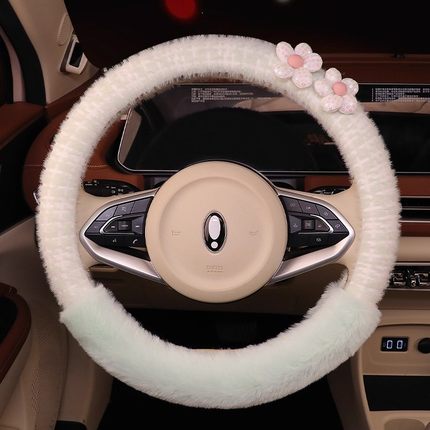 专用于广汽 埃安y 埃安splus魅580埃安vlx冬季短毛绒方向盘车把套