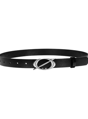 JTB空集腰带.新款时尚设计感真皮腰带牛仔裤装饰皮带潮年轻人腰带