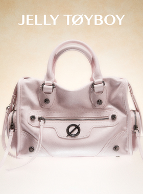 JTB小极光托特包.新款辣妹机车包粉色设计感手提包大容量斜挎包女