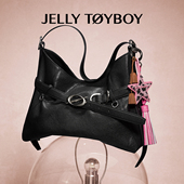 JTB重构托特包.新款 通勤黑色包包女极简hobo包轻便大容量斜挎包