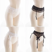 Sexy garter cám dỗ ren nữ siêu mỏng qua đầu gối sling cao co giãn đồ lót ren garter - Nịt Tất