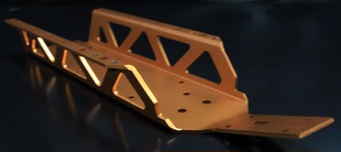 汽油遥控车baja 5SC配件 主车架 65001 若凡 金属大底板 1比5